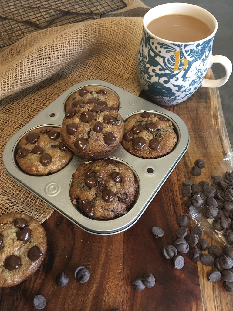 Chocolate Chunk Bran Muffins