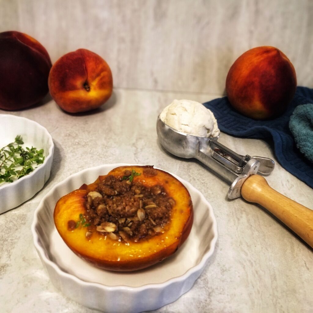 savory-streusel-roasted-peach