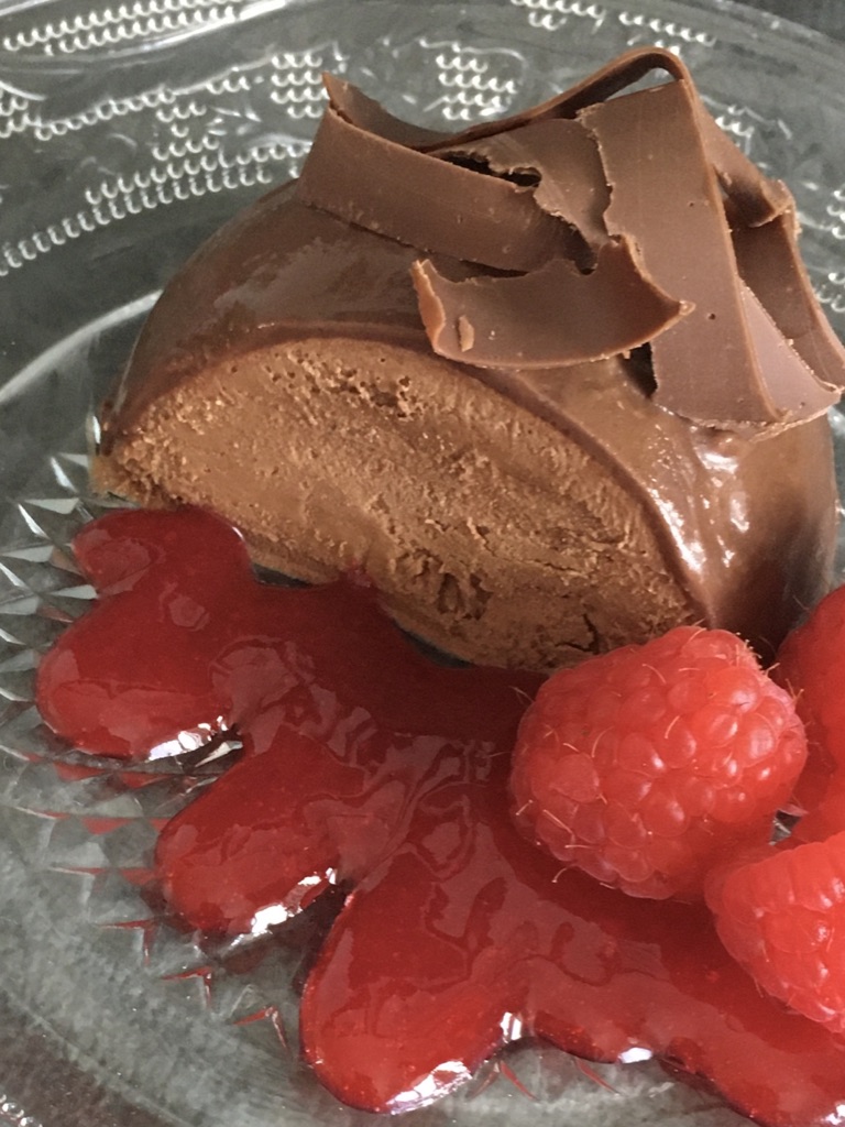 ganache mousse dome