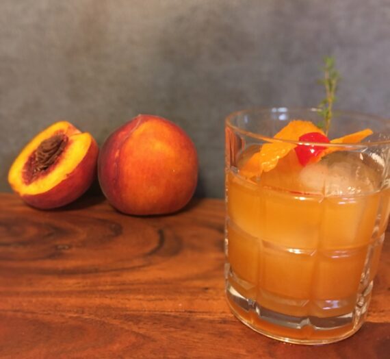 Thyme for a Peachy Old Fashioned