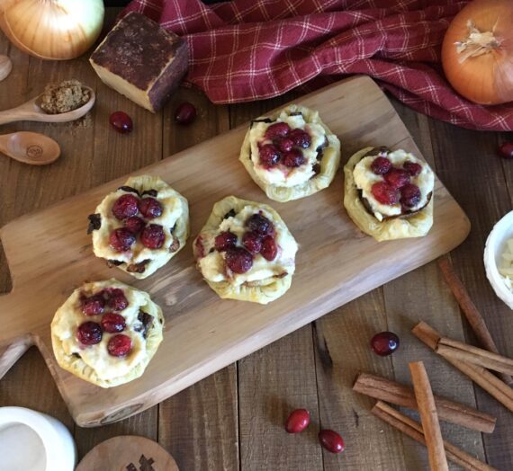 Savory Cranberry & Cinnamon  Pastry Tarts