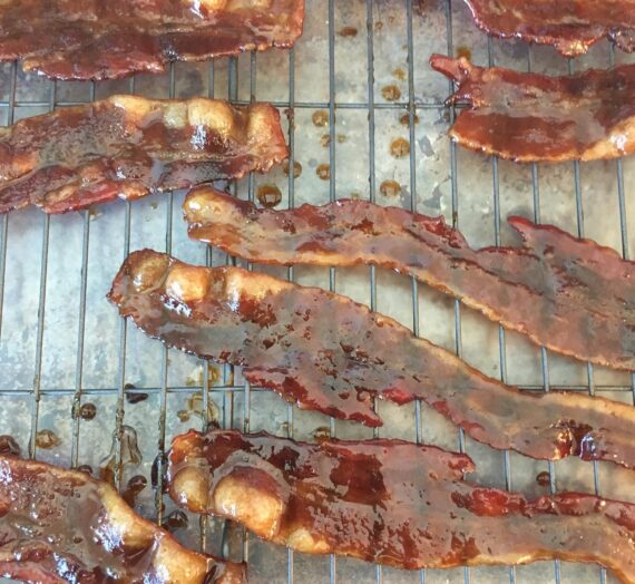 Candied Whiskey Bacon