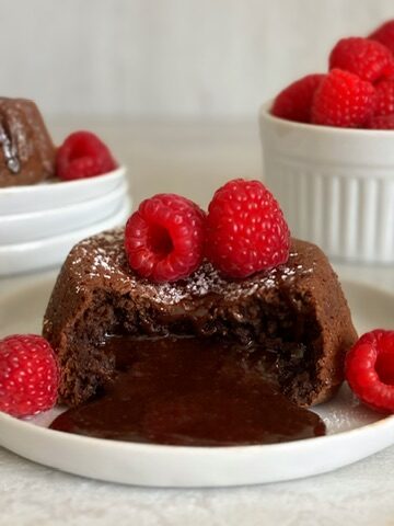 Bourbon Lava Cakes for Two